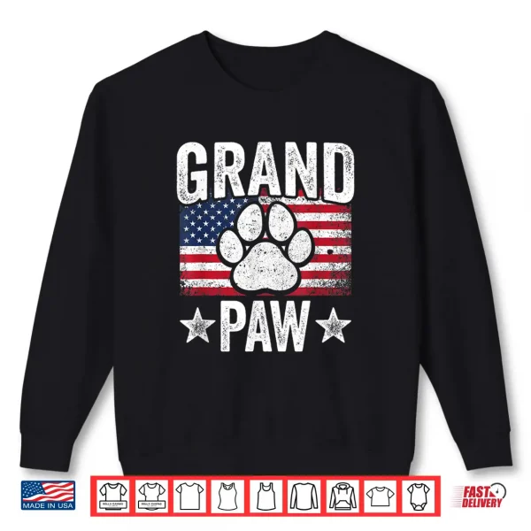 Mens Grandpaw Dog Grandpa Father'S Day Family Grandkids Shirt 2 Sweatshirt Mens Grandpaw Dog Grandpa Fathers Day Family Grandkids Shirt