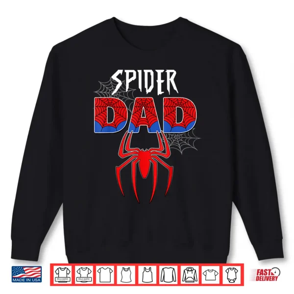 Mens Spider Dad Design Father'S Day Matching Family Birthday Shirt 2 Sweatshirt Mens Spider Dad Design Fathers Day Matching Family Birthday Shirt
