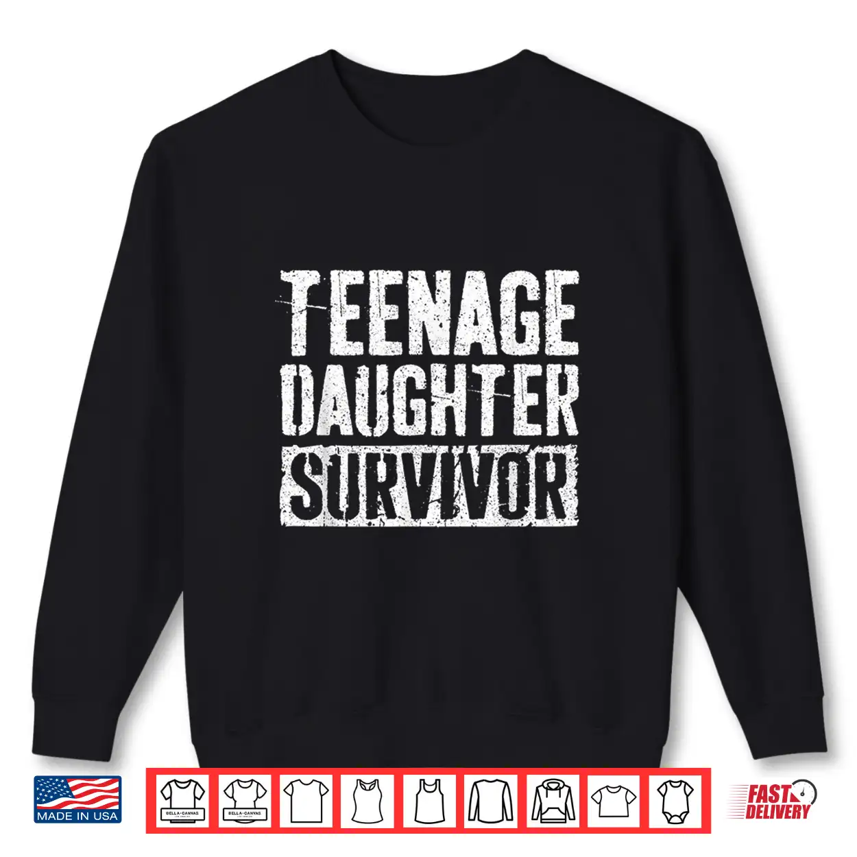 Mens Teenage Daughter Survivor Shirt Father’S Day Shirt Mens Teenage Daughter Survivor Shirt Father’S Day Shirt
