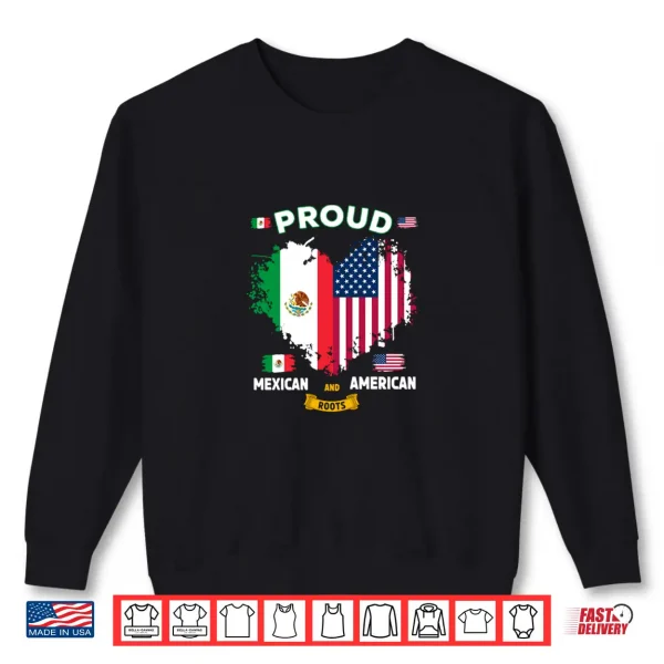 Sweatshirt Mexican American Flag Outfit Idea For Kids Mexico Flag Shirt