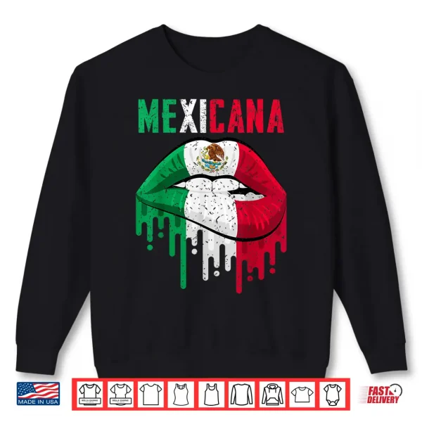 Sweatshirt Mexican Flag Shirt Girl Women Kids Toddler Mexicana Pride Shirt