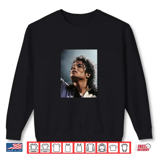 Sweatshirt Michael Jackson Bad Album Live World Tour 1988 Shirt