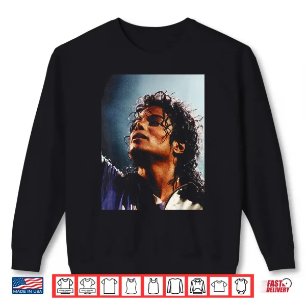Sweatshirt Michael Jackson Live Bad Album World Tour 1988 Shirt