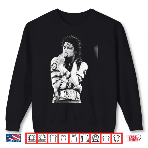 Sweatshirt Michael Jackson Live Bad World Tour Aintree 1988 Shirt