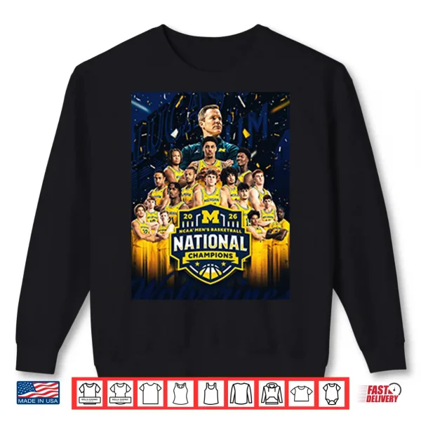 Sweatshirt Michigan Wolverines 2026 National Champions Shirt