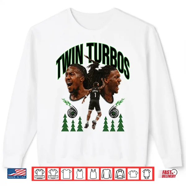 Sweatshirt Minnesota Timberwolves Twin Turbos Shirt