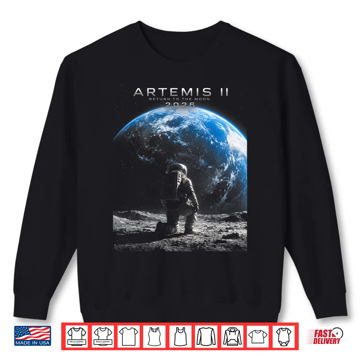 Mission To The Moon Astronaut Artemis 2026 Rocket Artemis 2 Shirt Mission To The Moon Astronaut Artemis 2026 Rocket Artemis 2 Shirt