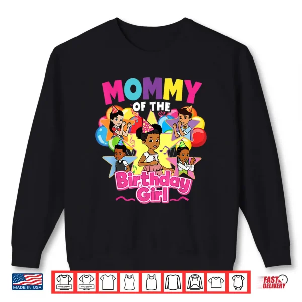 Sweatshirt Mommy Birthday Girl Gracie Pink Doll Family Decorations Shirt