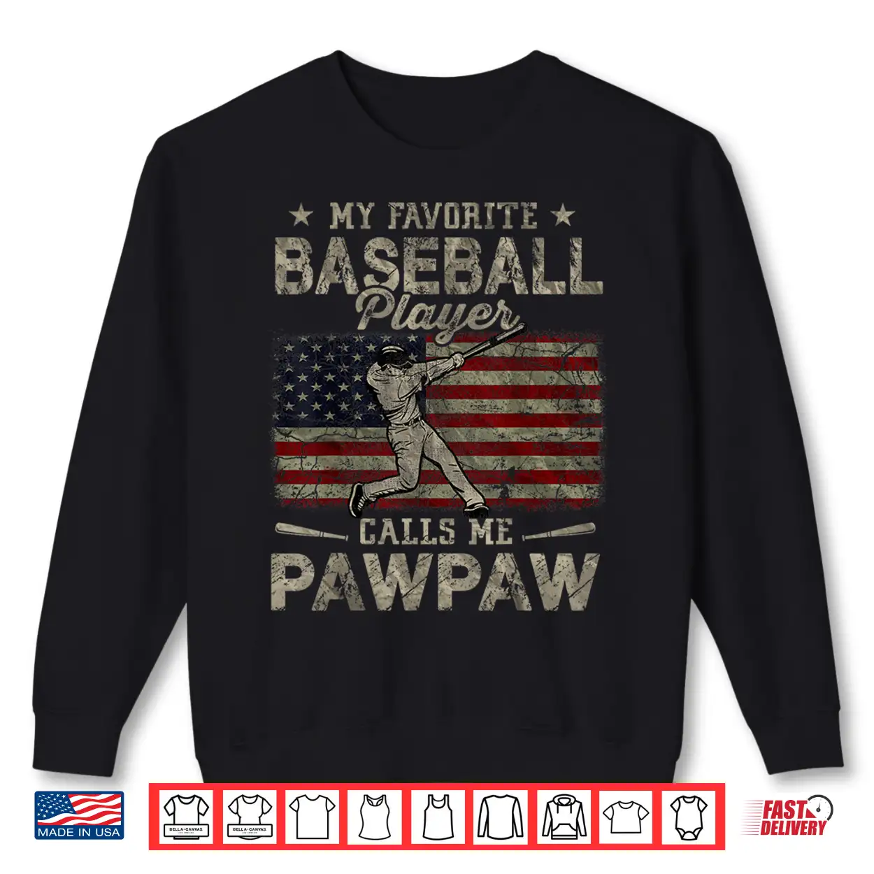 My Favorite Baseball Player Calls Me Pawpaw Father’S Day Shirt My Favorite Baseball Player Calls Me Pawpaw Father’S Day Shirt