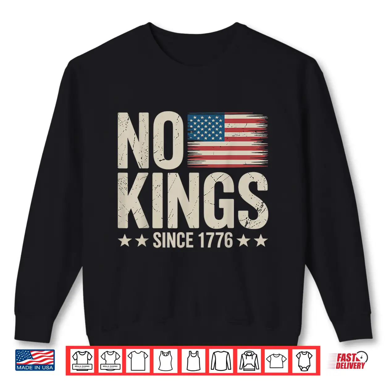 No Kings In America Since 1776 Independence Day Shirt No Kings In America Since 1776 Independence Day Shirt