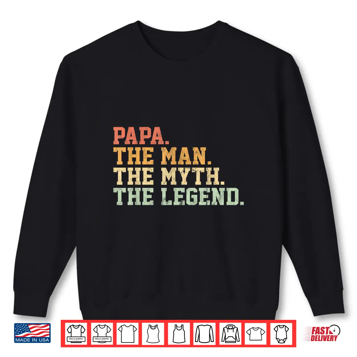 Papa Man Myth Legend Shirt For Mens Funny Father Gift Shirt Papa Man Myth Legend Shirt For Mens Funny Father Gift Shirt