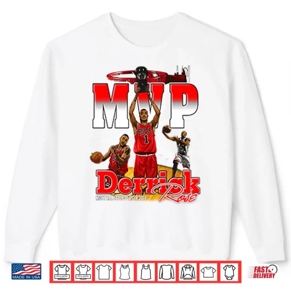 Sweatshirt Pete Crow Armstrong Derrick Rose Most Valuable Player 2011 Shirt