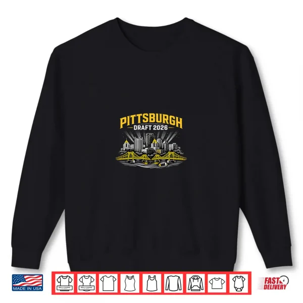 Sweatshirt Pittsburgh Draft Twenty Twenty Six Professional Tri Blend Shirt