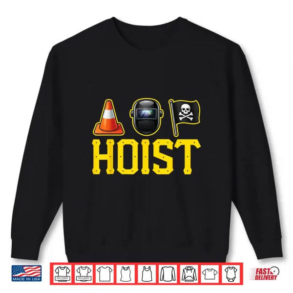 Sweatshirt Pittsburgh Hoist The Traffic Cone 3 Icons Shirt