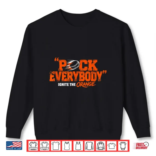 Sweatshirt Puck Everybody Orange Shirt