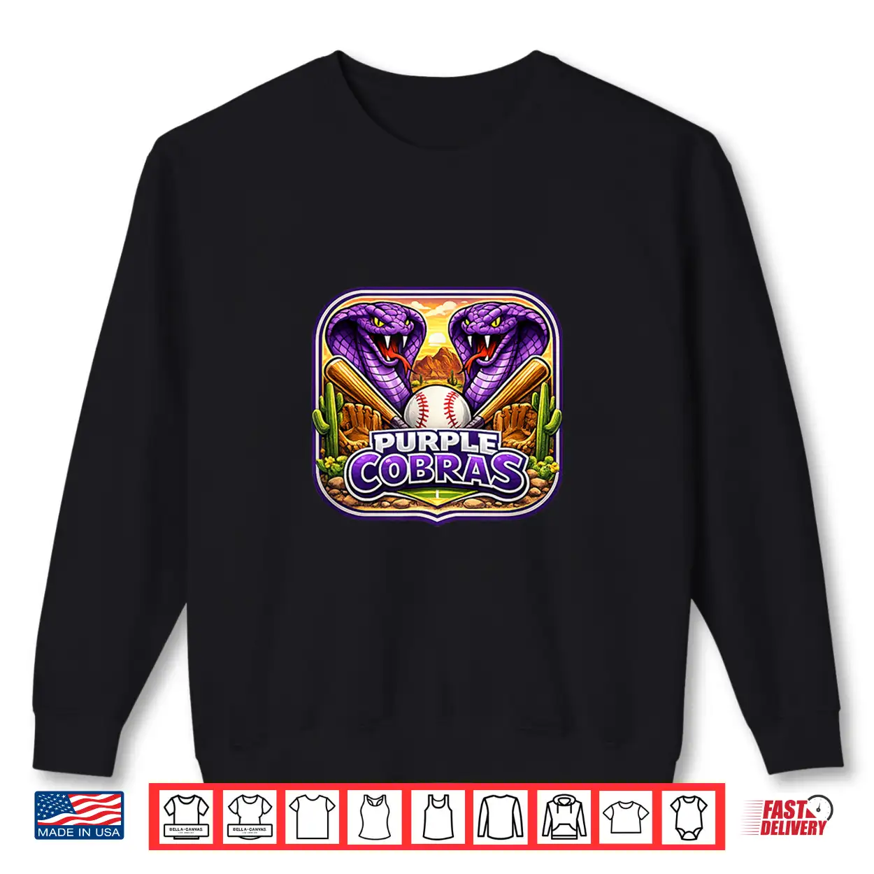 Purple Cobras Shirt Purple Cobras Shirt