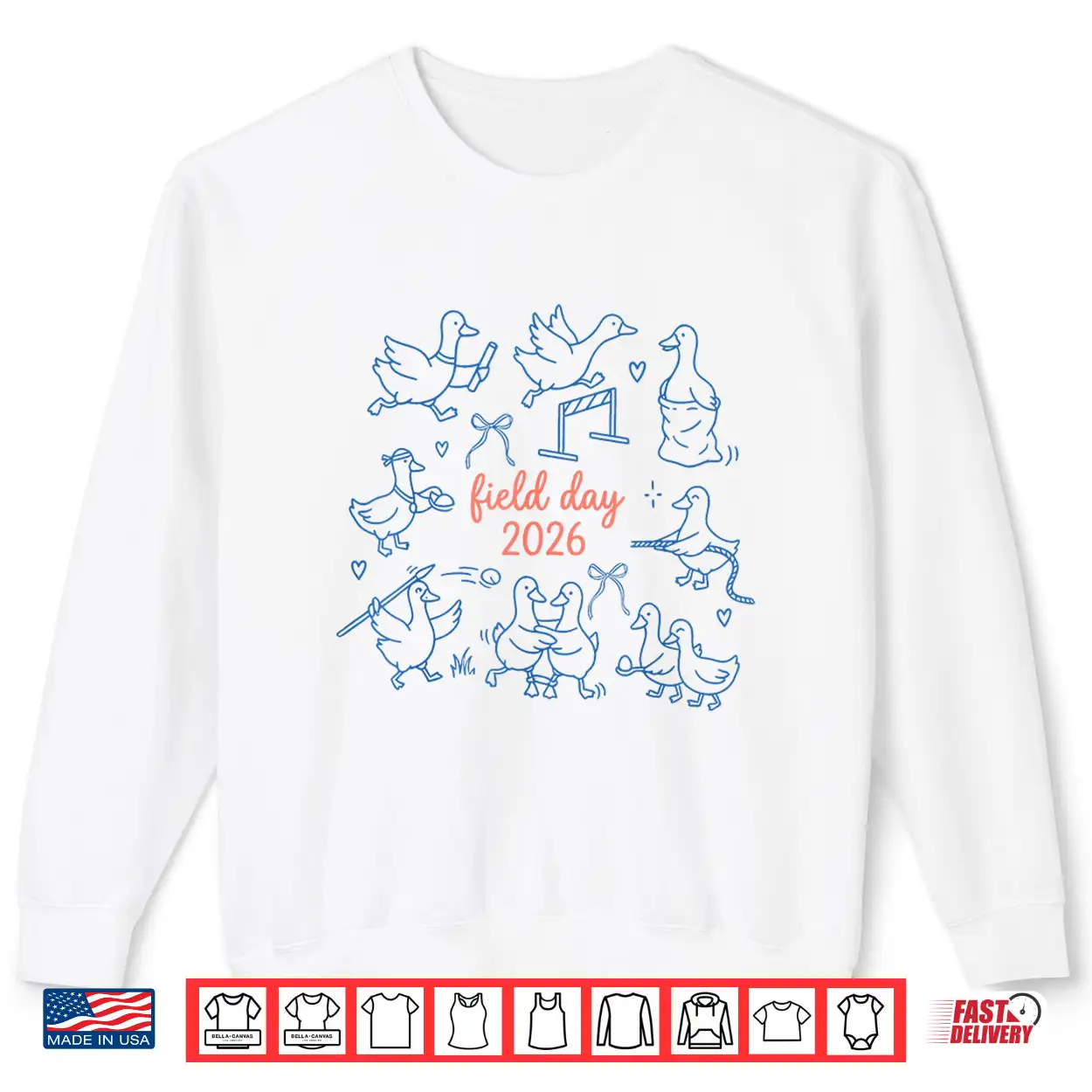 Retro Field Day Geese 2026 School Game Day Teachers Students Shirt Retro Field Day Geese 2026 School Game Day Teachers Students Shirt