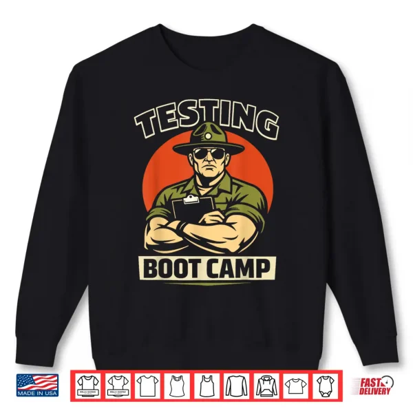 Rock The Test Music Teacher Testing Boot Camp Design Funny Shirt 2 Sweatshirt Rock The Test Music Teacher Testing Boot Camp Design Funny Shirt