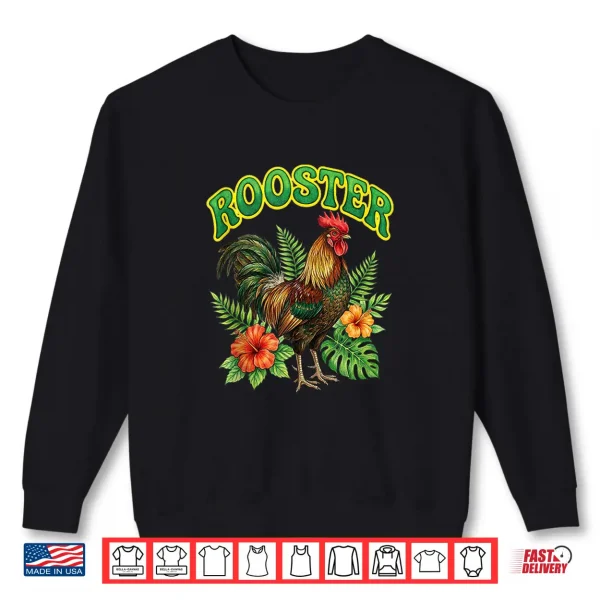 Rooster Groovy Floral Rooster Watercolor Boho Rooster Shirt 2 Sweatshirt Rooster Groovy Floral Rooster Watercolor Boho Rooster Shirt