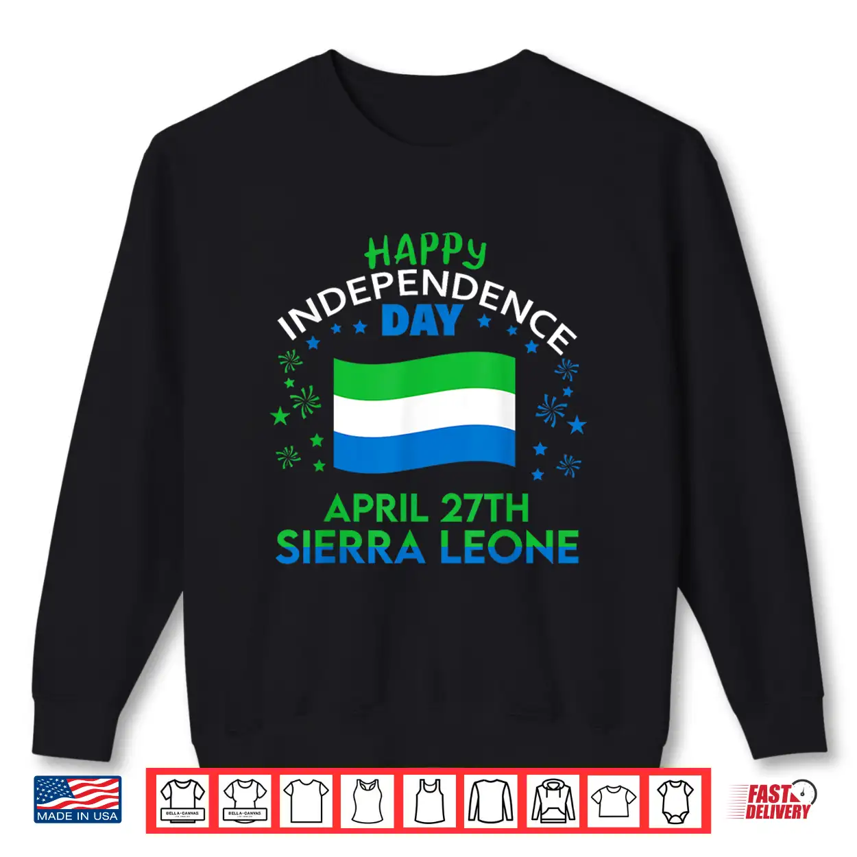 Sierra Leone 64Th Independence Day Sierra Leonean Pride Shirt Sierra Leone 64Th Independence Day Sierra Leonean Pride Shirt