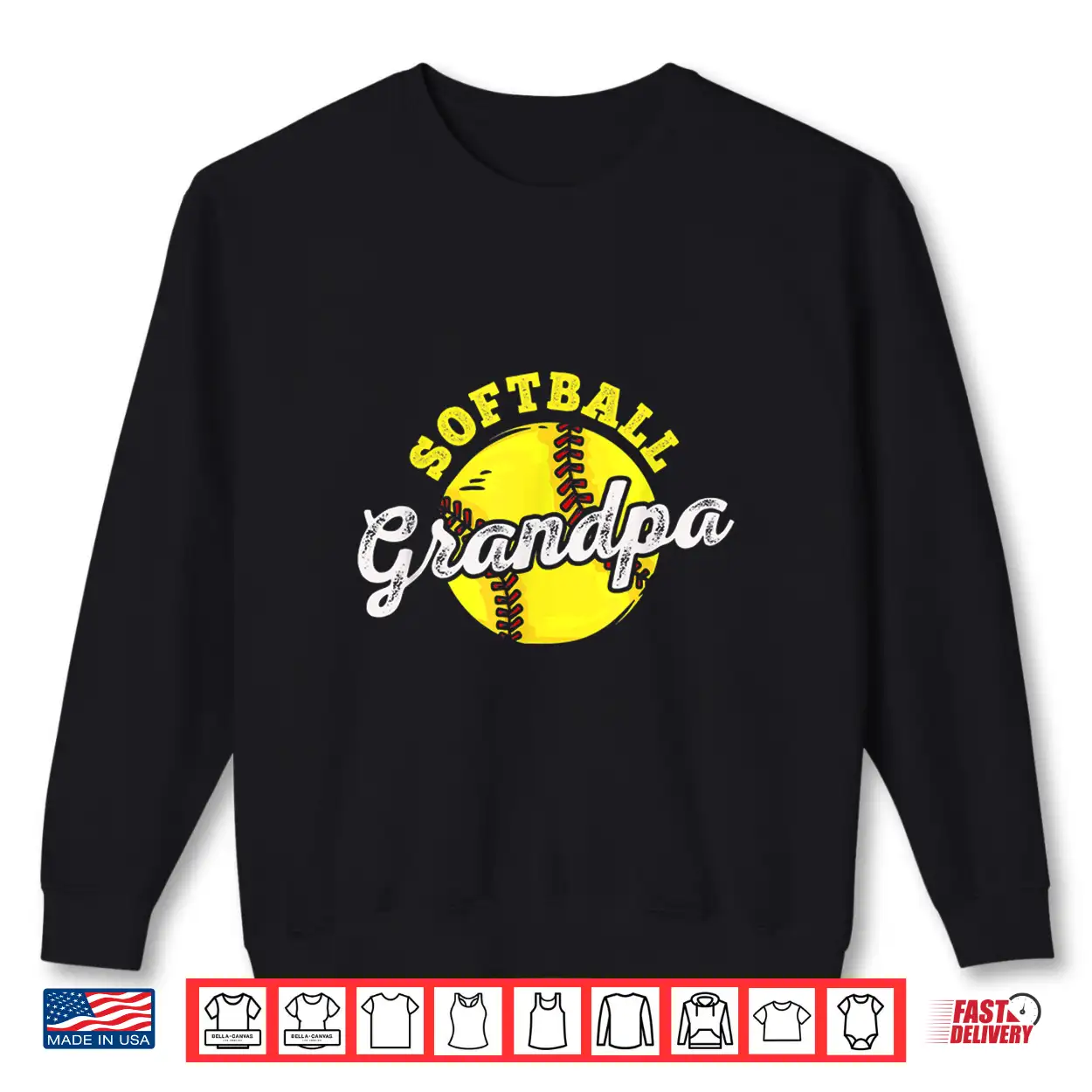 Softball Grandpa Grandfather Father’S Day Shirt Softball Grandpa Grandfather Father’S Day Shirt