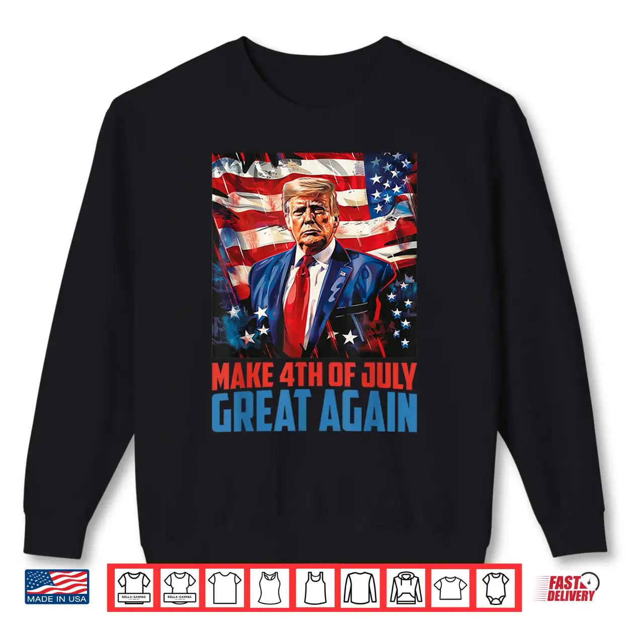 Trump 2024 Make 4Th Of July Great Again Independence Day Shirt Trump 2024 Make 4Th Of July Great Again Independence Day Shirt