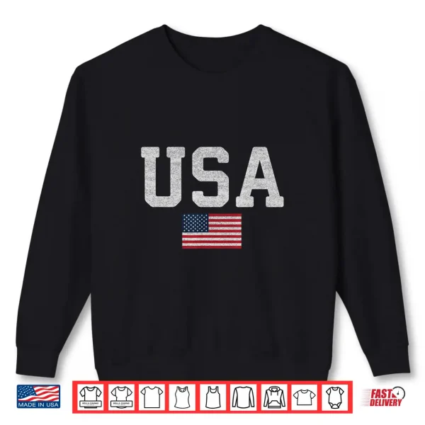 Usa Patriotic American Flag 4Th Of July Independence Day Shirt 2 Sweatshirt USA Patriotic American Flag 4th Of July Independence Day Shirt
