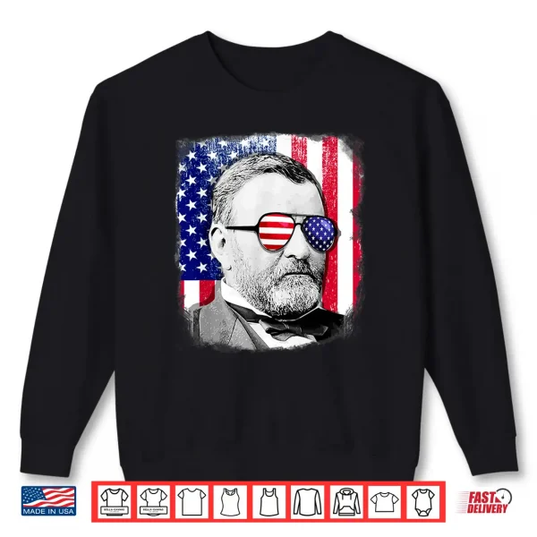Sweatshirt Ulysses S Grant US flag shirt 4th of July