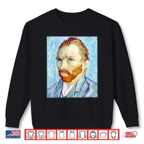 Vincent Van Gogh Self Portrait Shirt 2 Sweatshirt Vincent Van Gogh Self Portrait Shirt