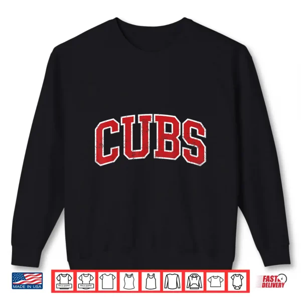 Sweatshirt Vintage Cubs Gifts for Men Women Boys Girls Kids Shirt