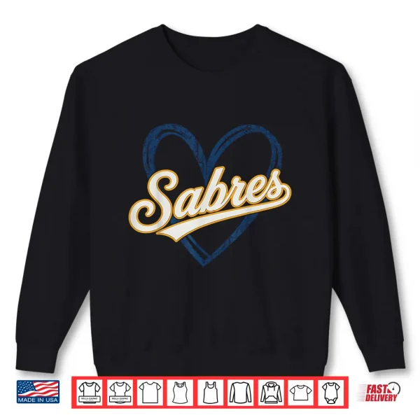 Sweatshirt Vintage Sabres Retro Classic Gifts for Men Women Kids Shirt