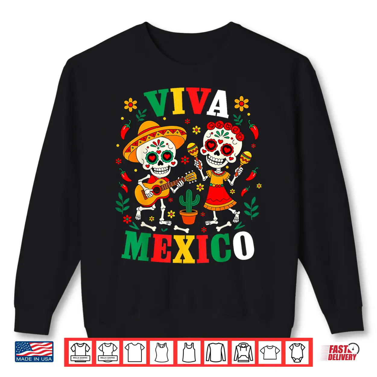 Viva Mexico Mexican Girl Boy Kids Skeleton Independence Day Shirt Viva Mexico Mexican Girl Boy Kids Skeleton Independence Day Shirt