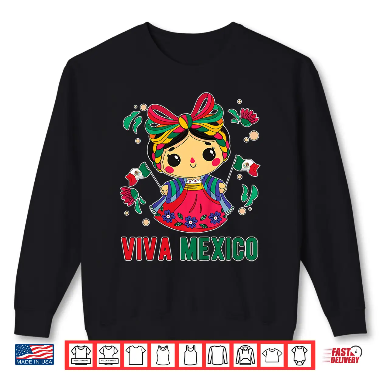 Viva Mexico Toddler Girls Flores Mexican Independence Day Shirt Viva Mexico Toddler Girls Flores Mexican Independence Day Shirt