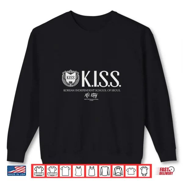 Xo Kitty Kiss Officially Licenced Shirt 2 Sweatshirt XO Kitty KISS Officially Licenced Shirt