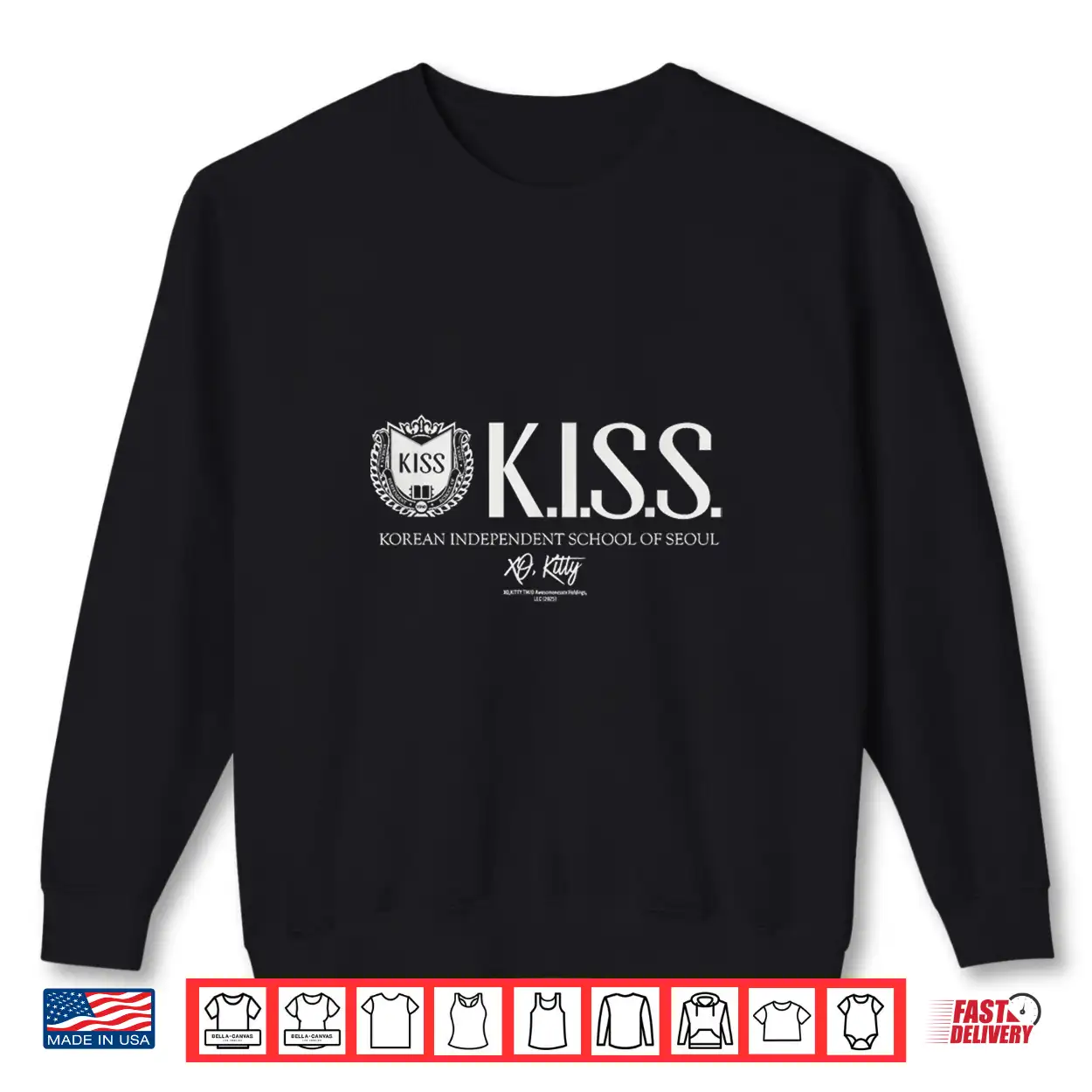 Xo Kitty Kiss Officially Licenced Shirt Xo Kitty Kiss Officially Licenced Shirt