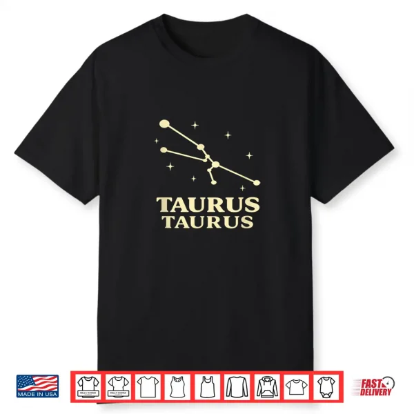 Taurus Astrology Star Sign Constellation Zodiac Tee Shirt