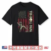 Tee Ball Papa American Us Flag Patriotic Papa Fathers Day Shirt