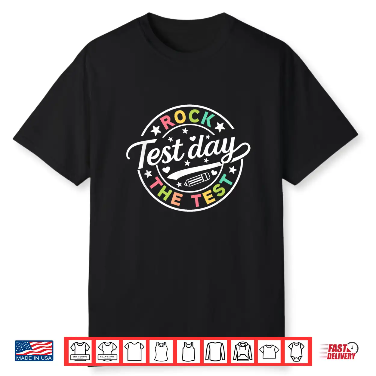 Test Day Rock The Test Teacher Testing Day You Got This Shirt Test Day Rock The Test Teacher Testing Day You Got This Shirt