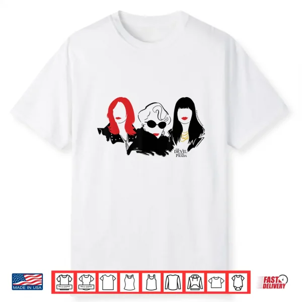 The Devil Wears Prada Red Lip Trio Shirt