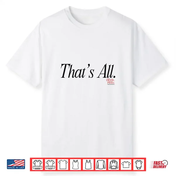 The Devil Wears Prada That’S All. Script Premium Tri Blend Shirt