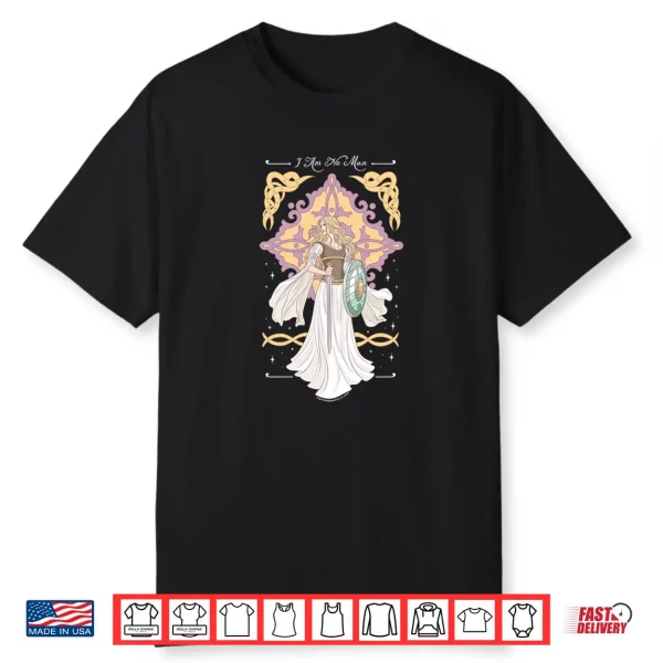 The Lord Of The Rings Éowyn I Am No Man Quote Celestial Art Premium Tri Blend Shirt