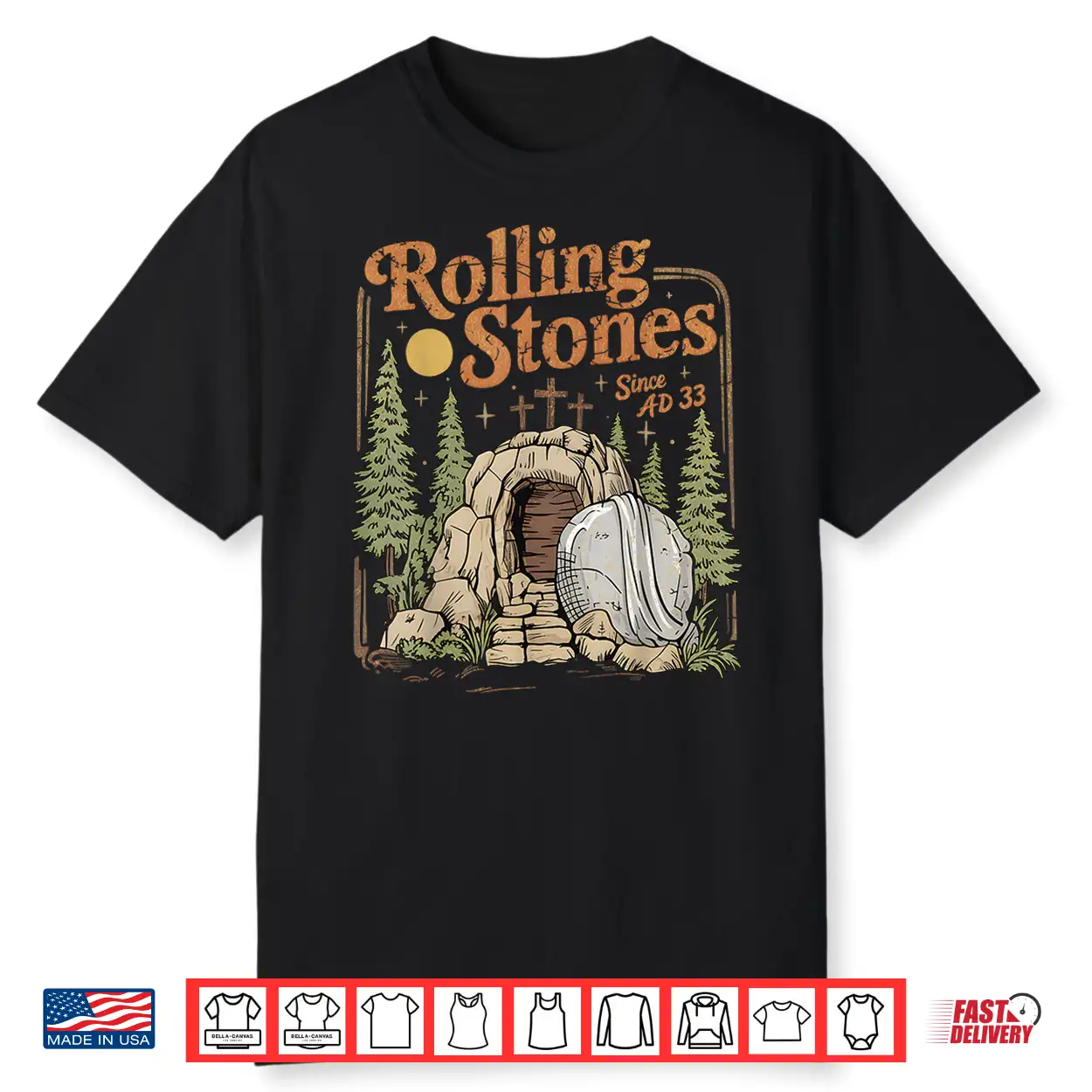 The Stone Was Rolled Away He Alive Easter Shirt The Stone Was Rolled Away He Alive Easter Shirt