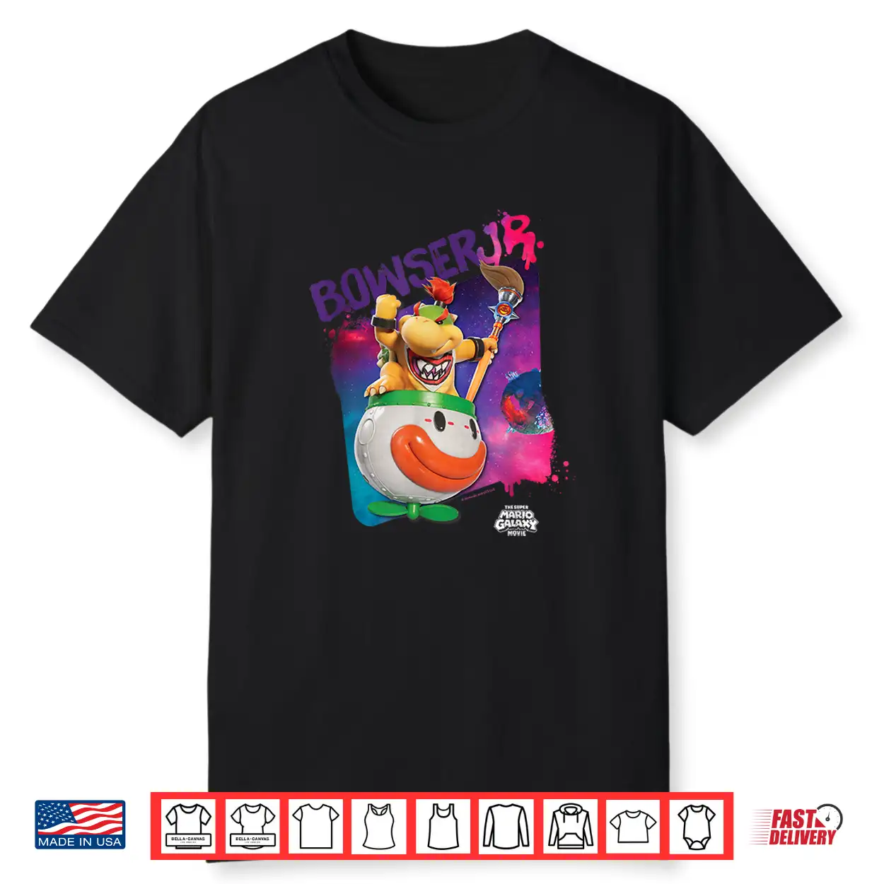The Super Mario Galaxy Movie Bowser Jr Shirt The Super Mario Galaxy Movie Bowser Jr Shirt