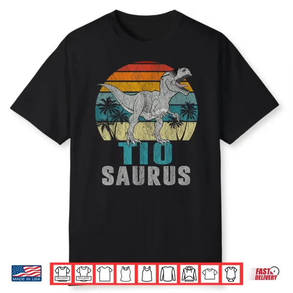 Tiosaurus T Rex Dinosaur Tio Saurus Father’S Day Shirt