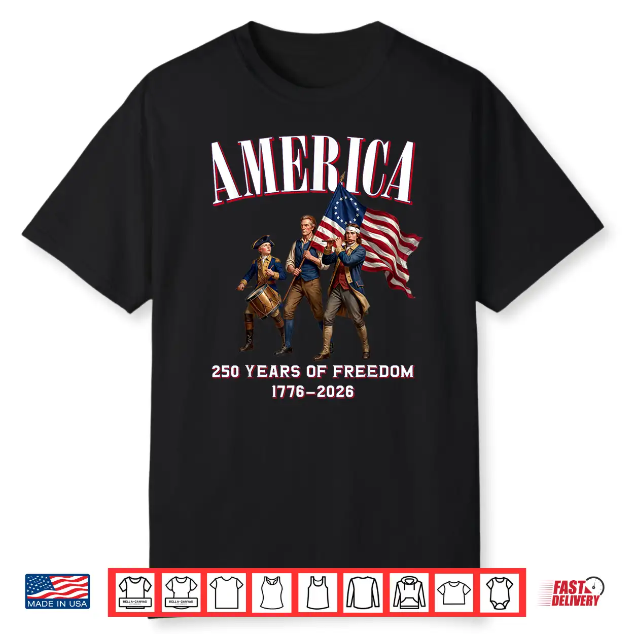 Usa Two Hundred Fifty Years Of Freedom In America Spirit Shirt Usa Two Hundred Fifty Years Of Freedom In America Spirit Shirt