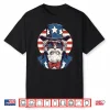 Uncle Sam With Patriotic Usa Flag American Independence Day Shirt