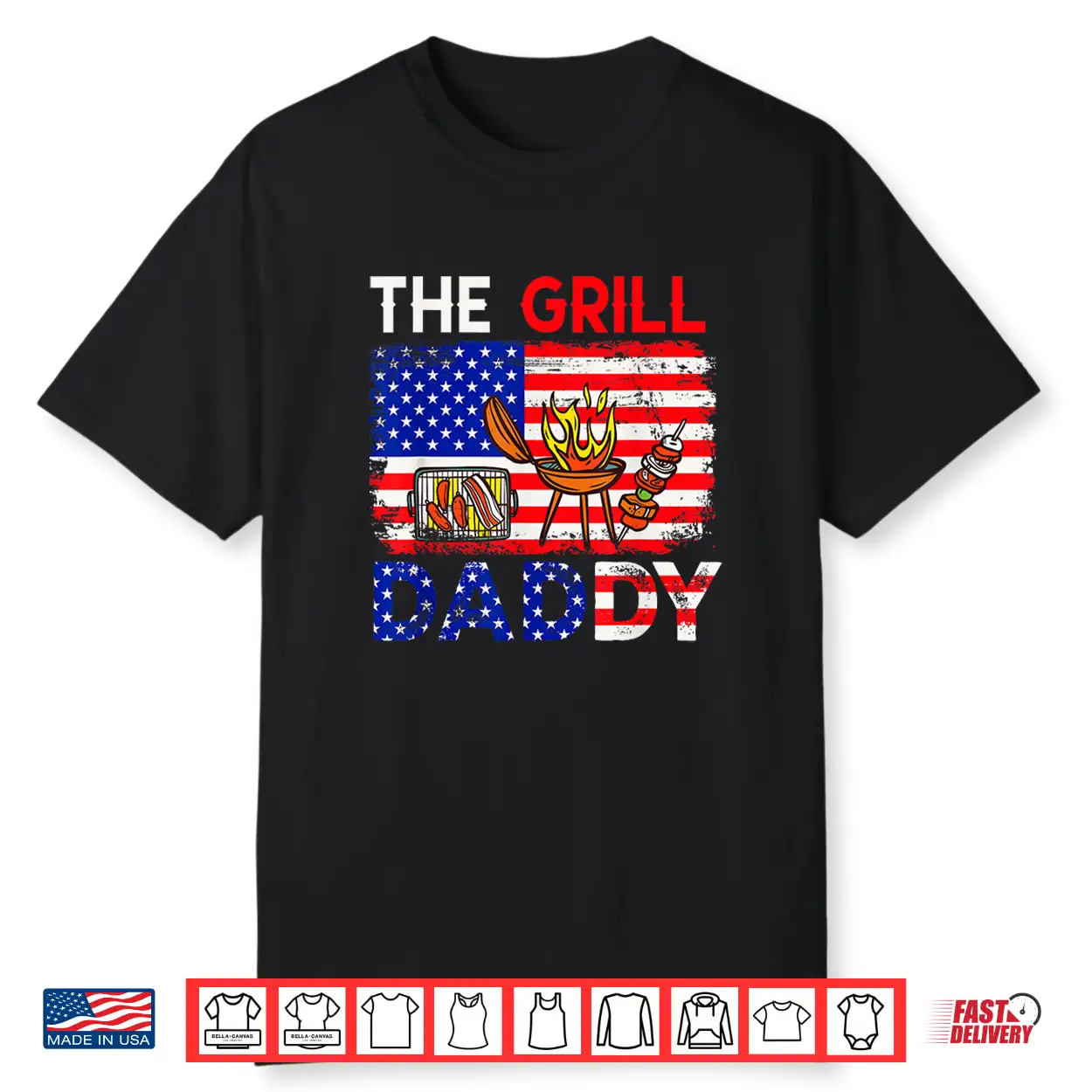 Vintage American Flag The Grill Dad Costume Bbq Grilling Shirt Vintage American Flag The Grill Dad Costume Bbq Grilling Shirt