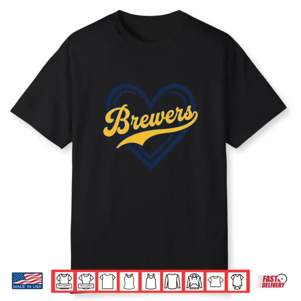Vintage Brewers Lover For Men Women Kids Boys Girls Shirt