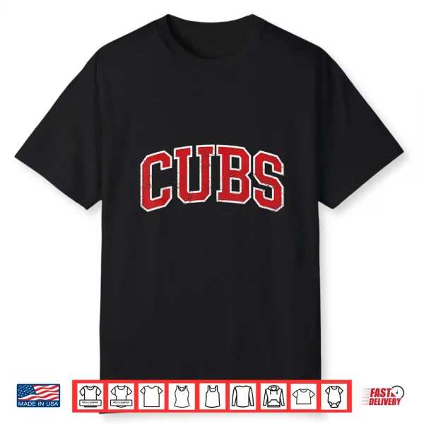 Vintage Cubs Gifts For Men Women Boys Girls Kids Shirt