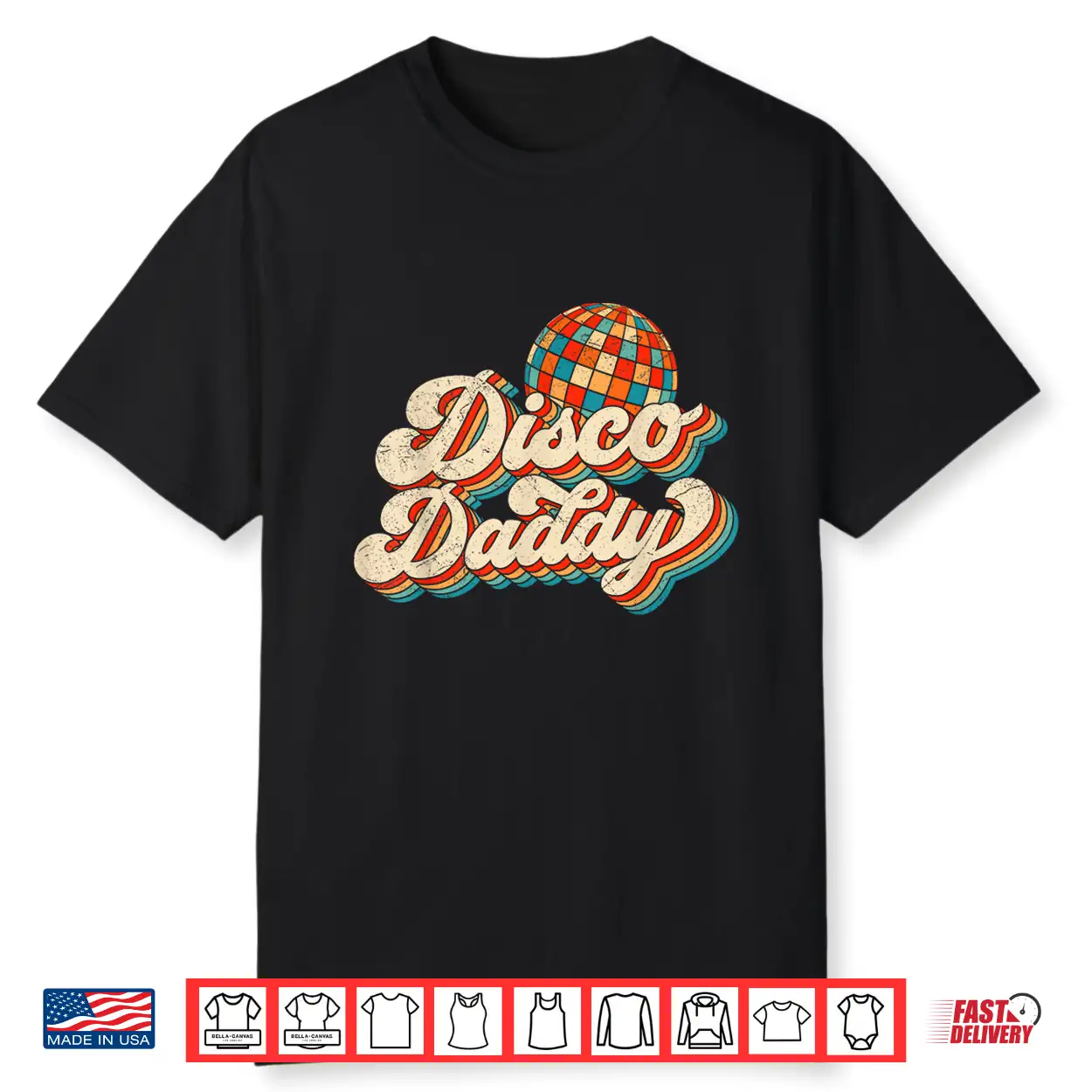 Vintage Disco Daddy Retro Matching 60’S 70S Mens Dad Grandpa Shirt Vintage Disco Daddy Retro Matching 60’S 70S Mens Dad Grandpa Shirt